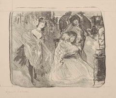 Figuren – Originallithographie – frühes 20. Jahrhundert