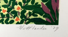 Fishing Nets, Folk Art Screenprint by Jack Hofflander