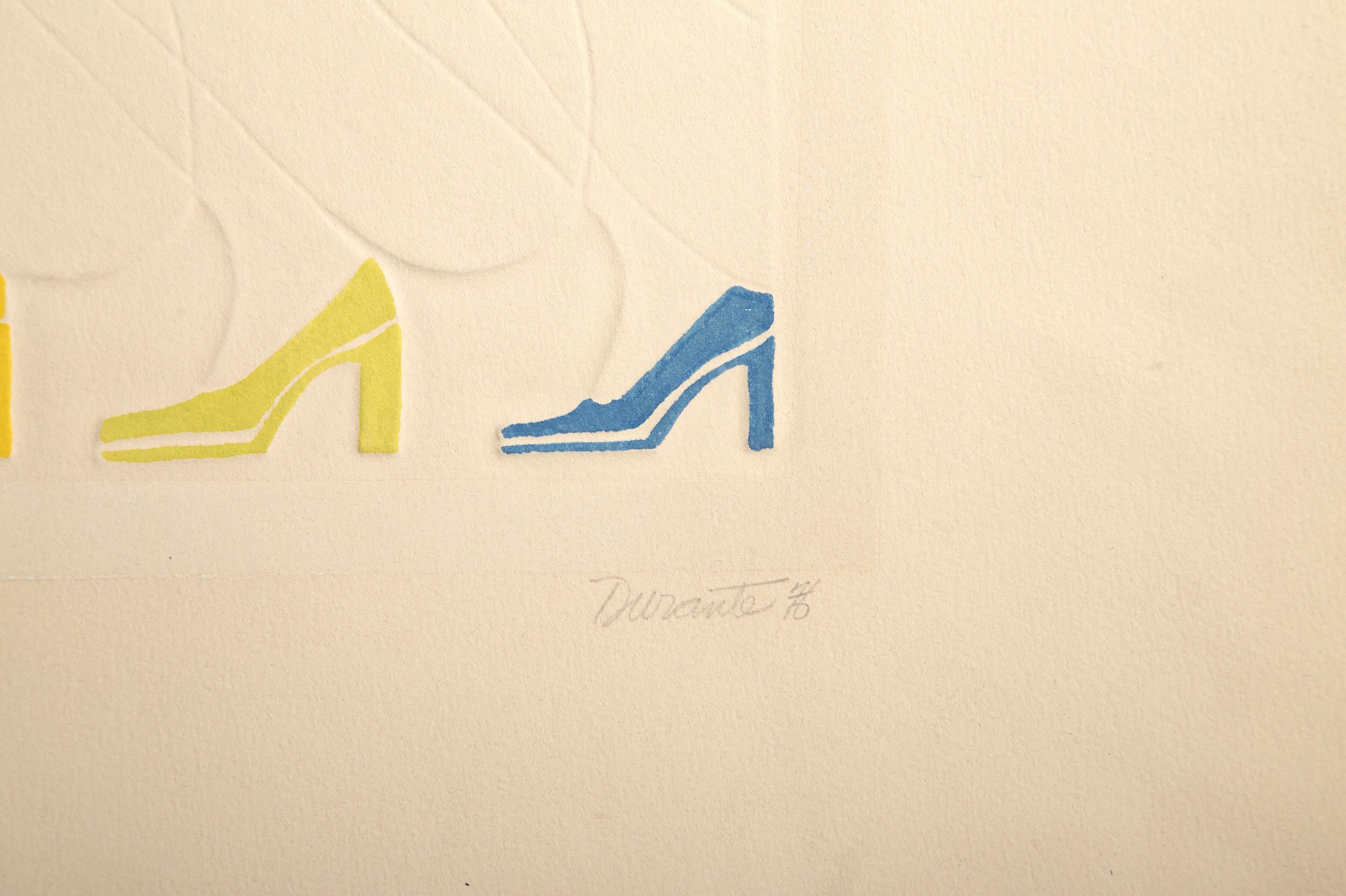 Five Pairs, Intaglio Etching with Aquatint by Joe Durante For Sale 2