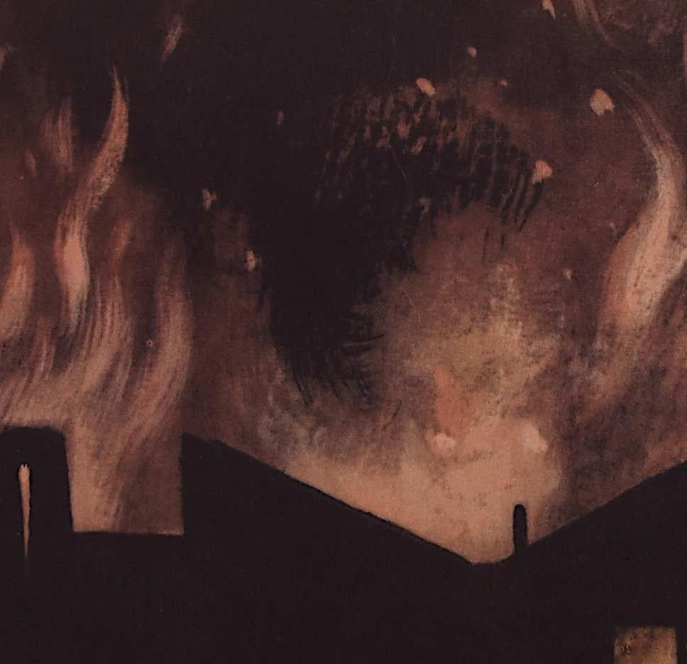 St. Paul's Survives, Nachtlitz in London – 1940 (Realismus), Print, von Unknown