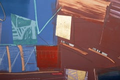 Flight I, Abstract Expressionist Monoprint by Manuel Rodriguez Jr.