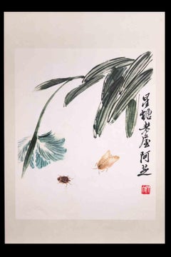 Flowers and Bugs - Print - Early 20th Century