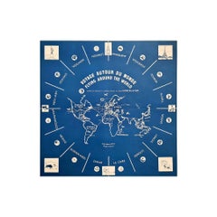 Volando alrededor del mundo con los aviones Constellation - Póster de aviación