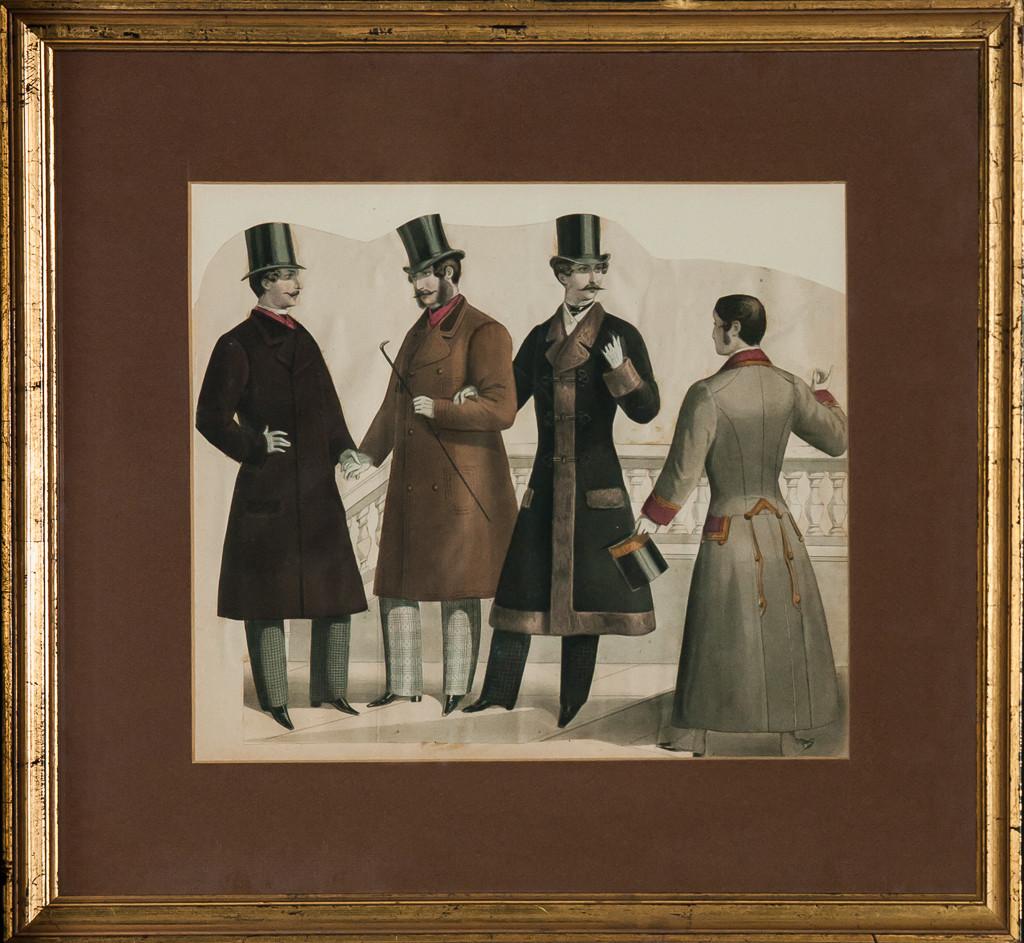 Four Edwardian Gentlemen - Print by Unknown