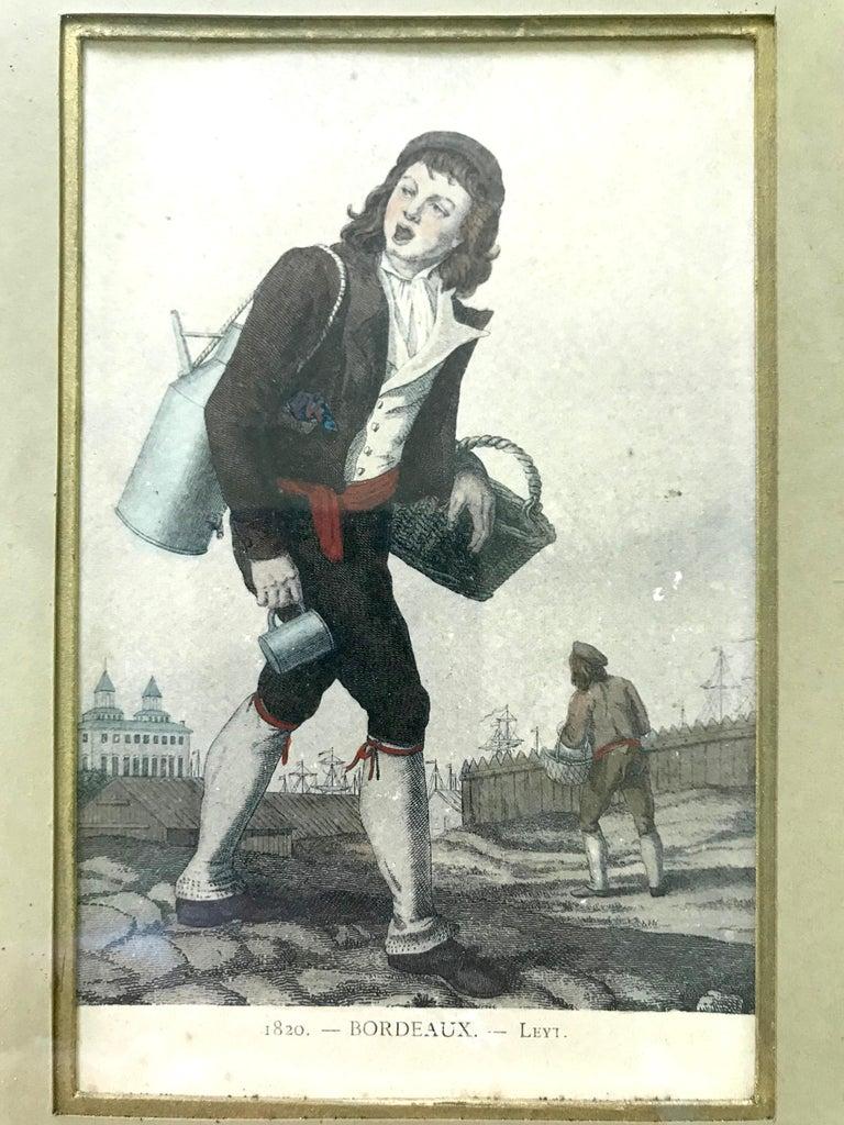 Personaggi di Bordeaux incorniciati in vendita 6