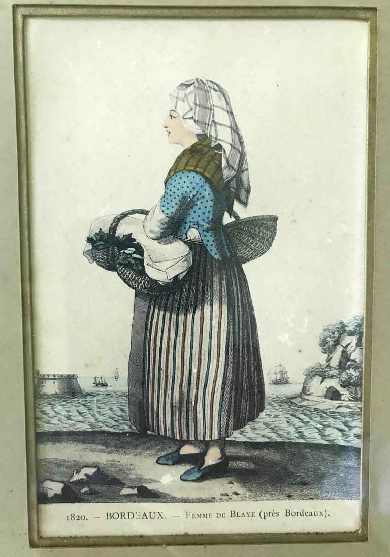 Personaggi di Bordeaux incorniciati in vendita 2