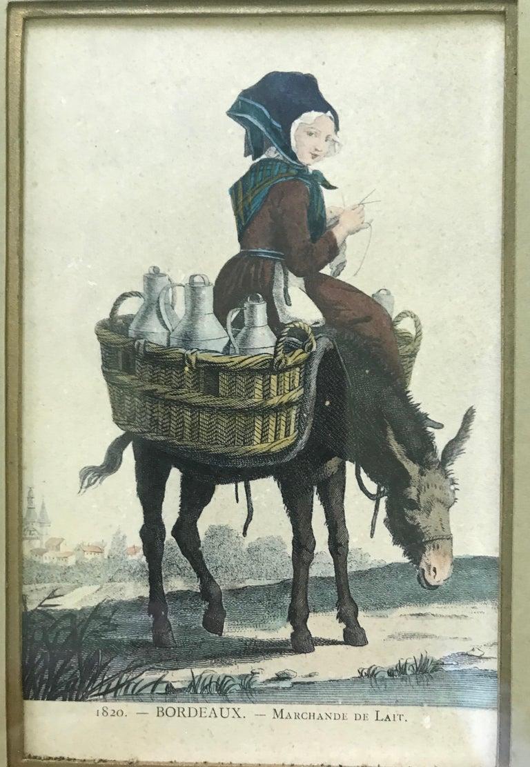 Personaggi di Bordeaux incorniciati in vendita 5