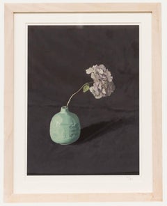 Giclée contemporaine encadrée - Hydrangea I