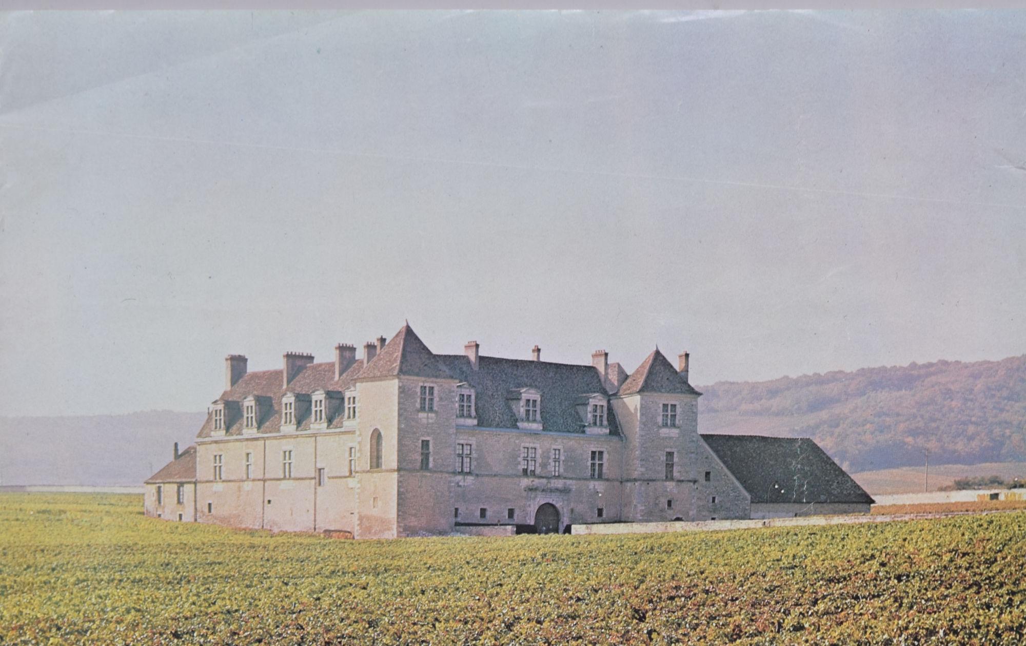 France - wines of Burgundy Château du Clos de Vouge original vintage poster - Print by Unknown