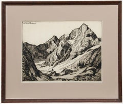 Francis Sydney Unwin (1885-1925) - Acquaforte, Monte Della Disgrazia