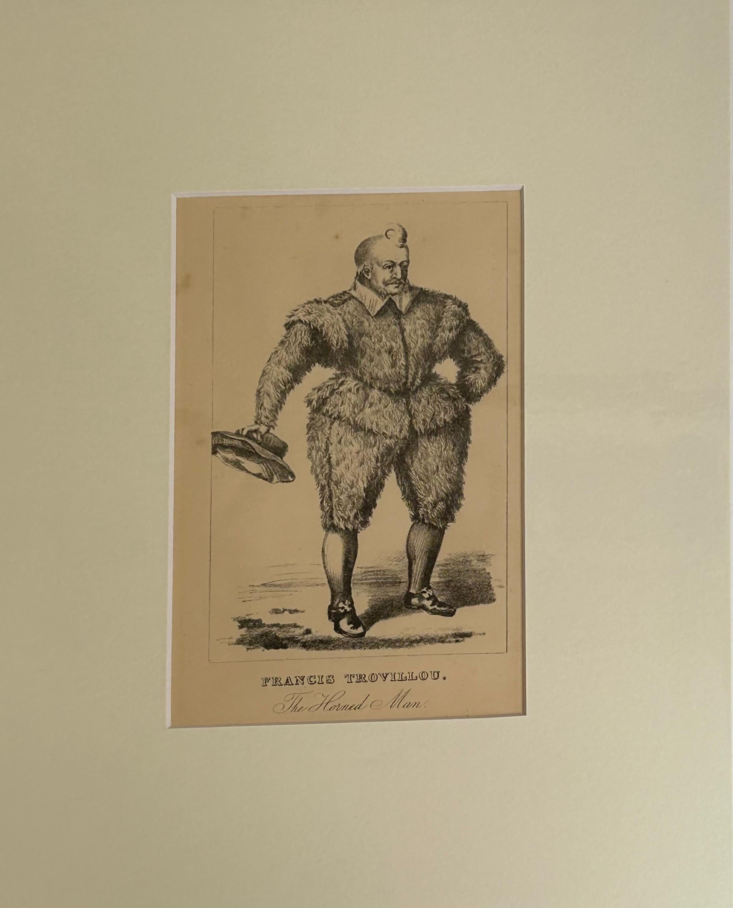 Francis Trovillou – Der Hornierte Mann – Print von Unknown