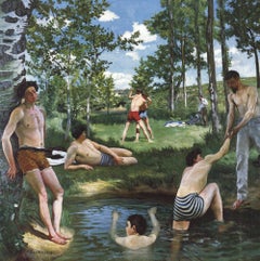 Frederic Bazille, Scène d'été (Bathers) 1992, lithographie offset