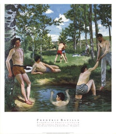 Frederic Bazille, Scène d'été (Bathers) 1992, lithographie offset
