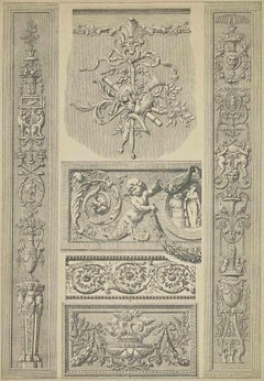 French Baroque - Lithograph - 19th Century