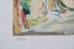 French Gothic, Modern Lithograph by Lloyd Lozes Goff