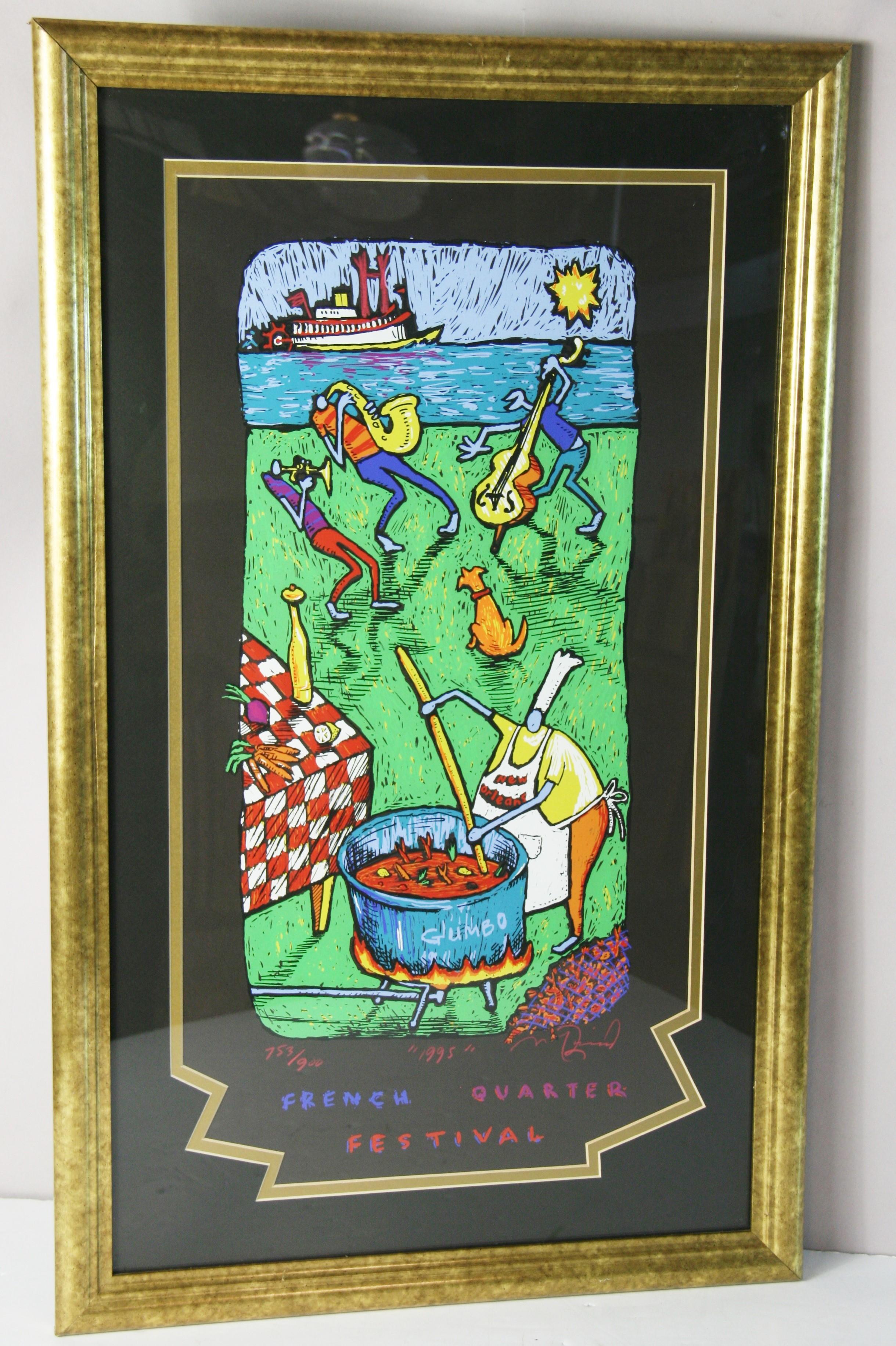 French Quarter New Orleans  Festival 1995 - Print by Unknown