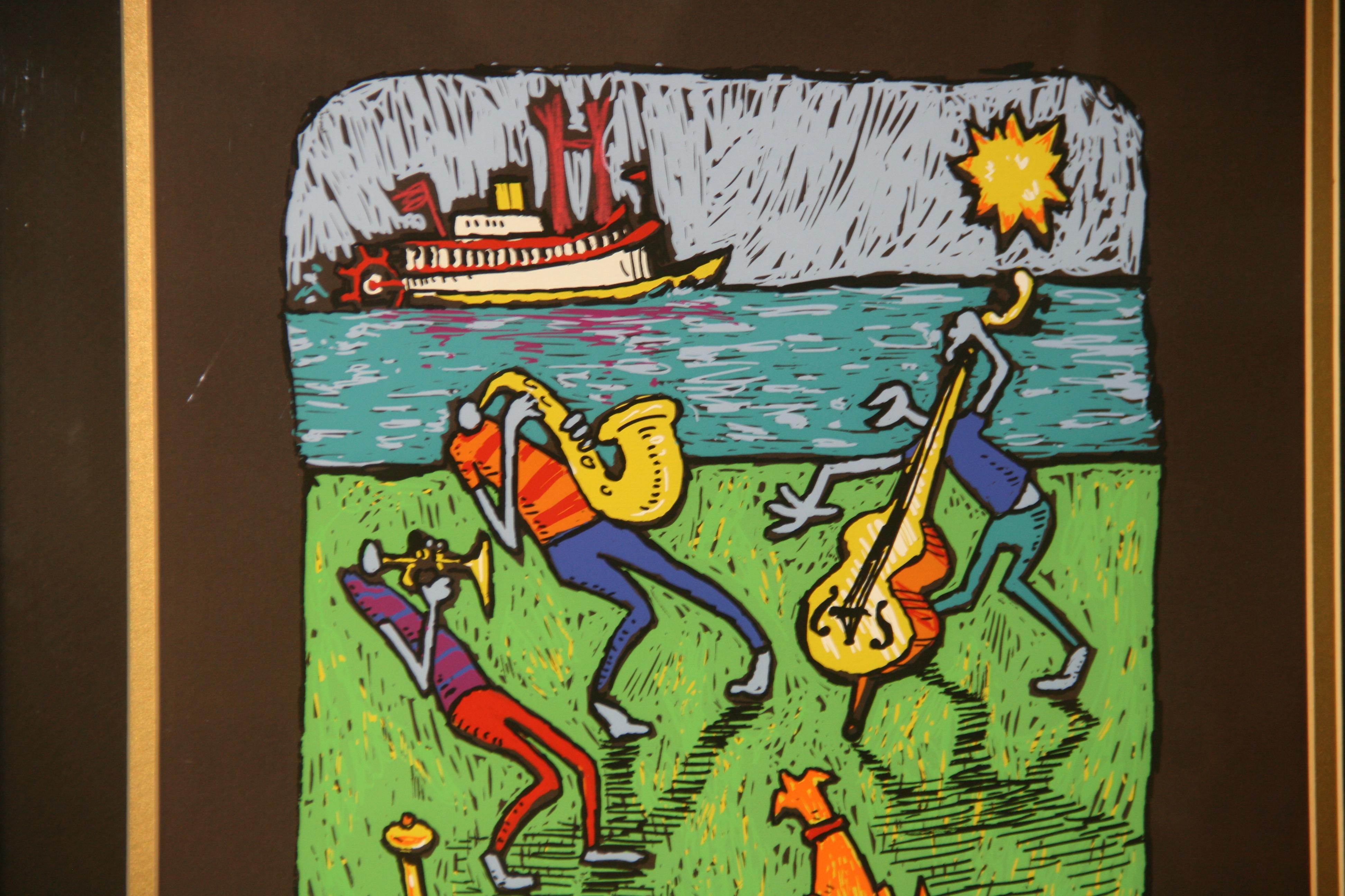 6089 French quarter  New Orleans serigraph # 753/900 signed.