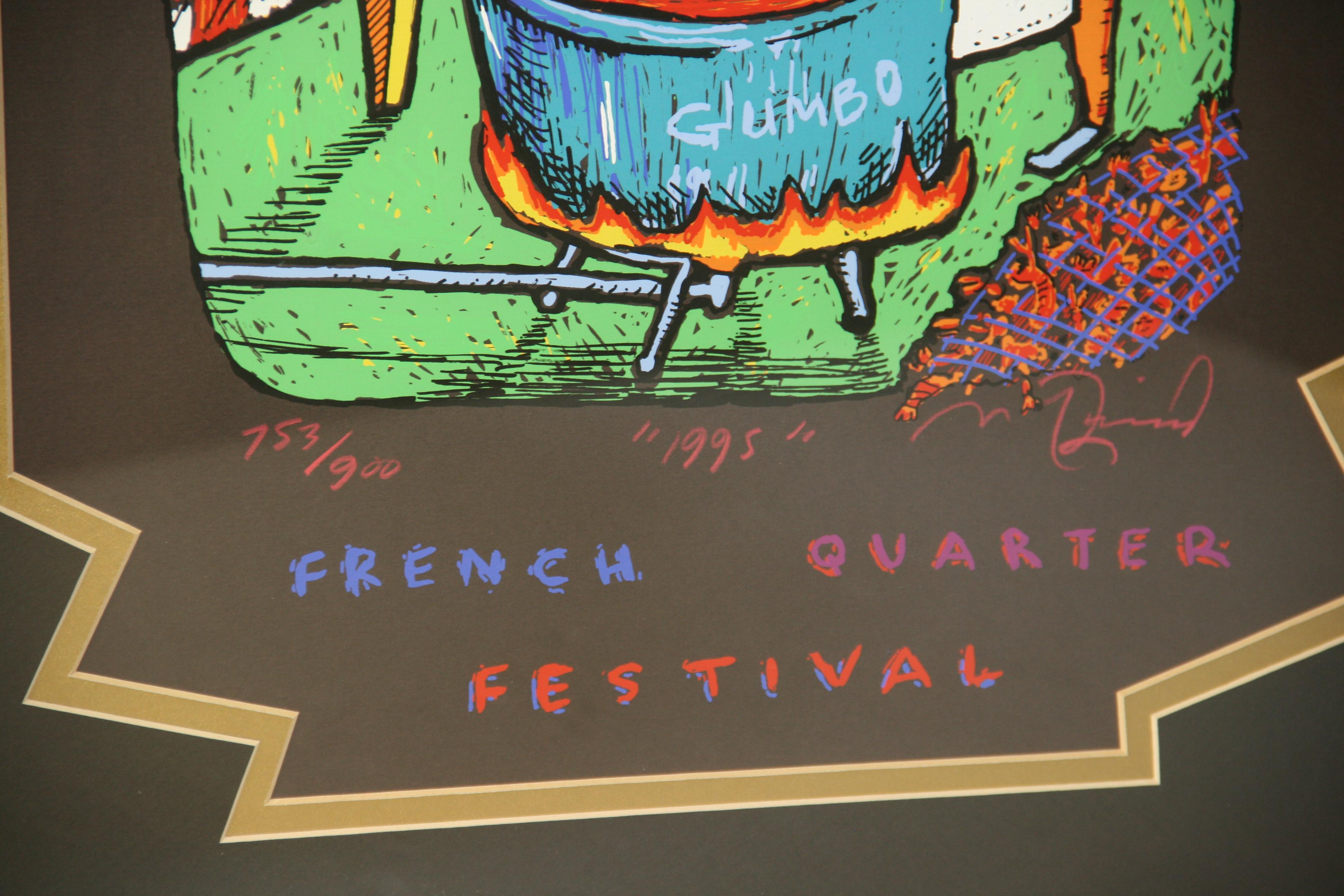 French Quarter New Orleans  Festival 1995 For Sale 2