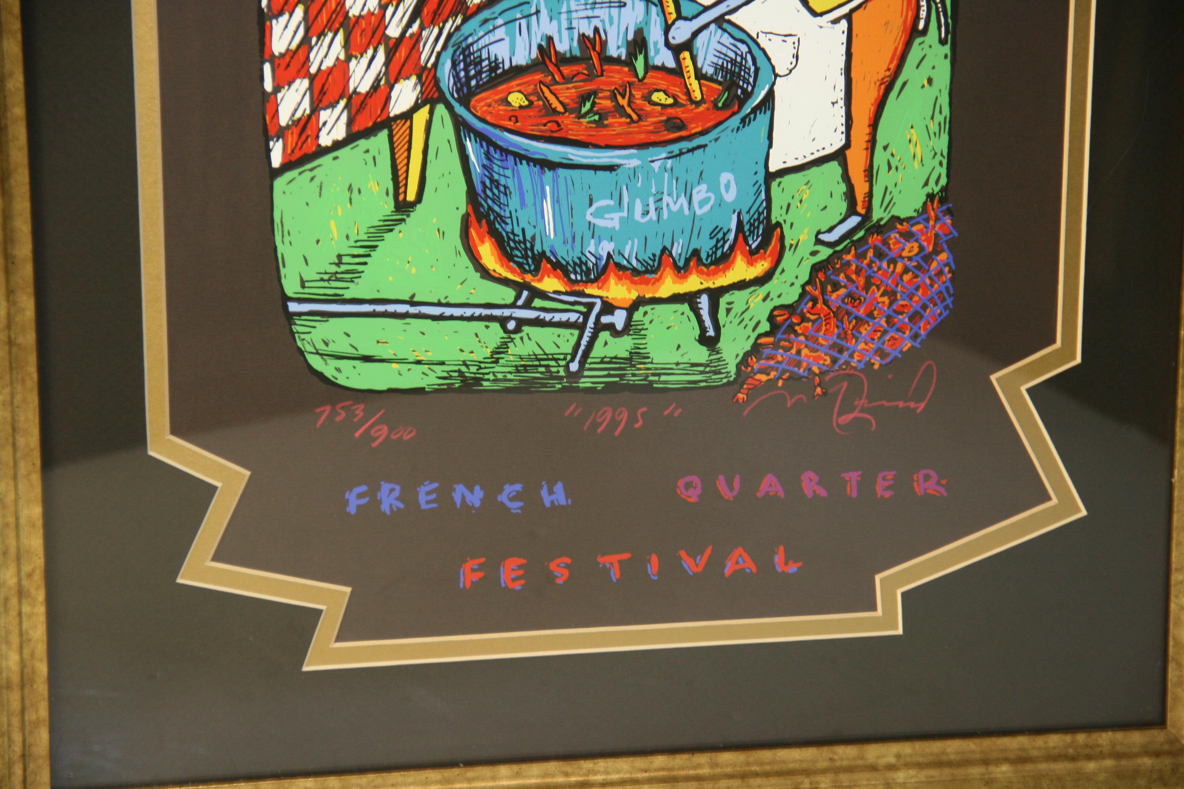 French Quarter New Orleans  Festival 1995 For Sale 3