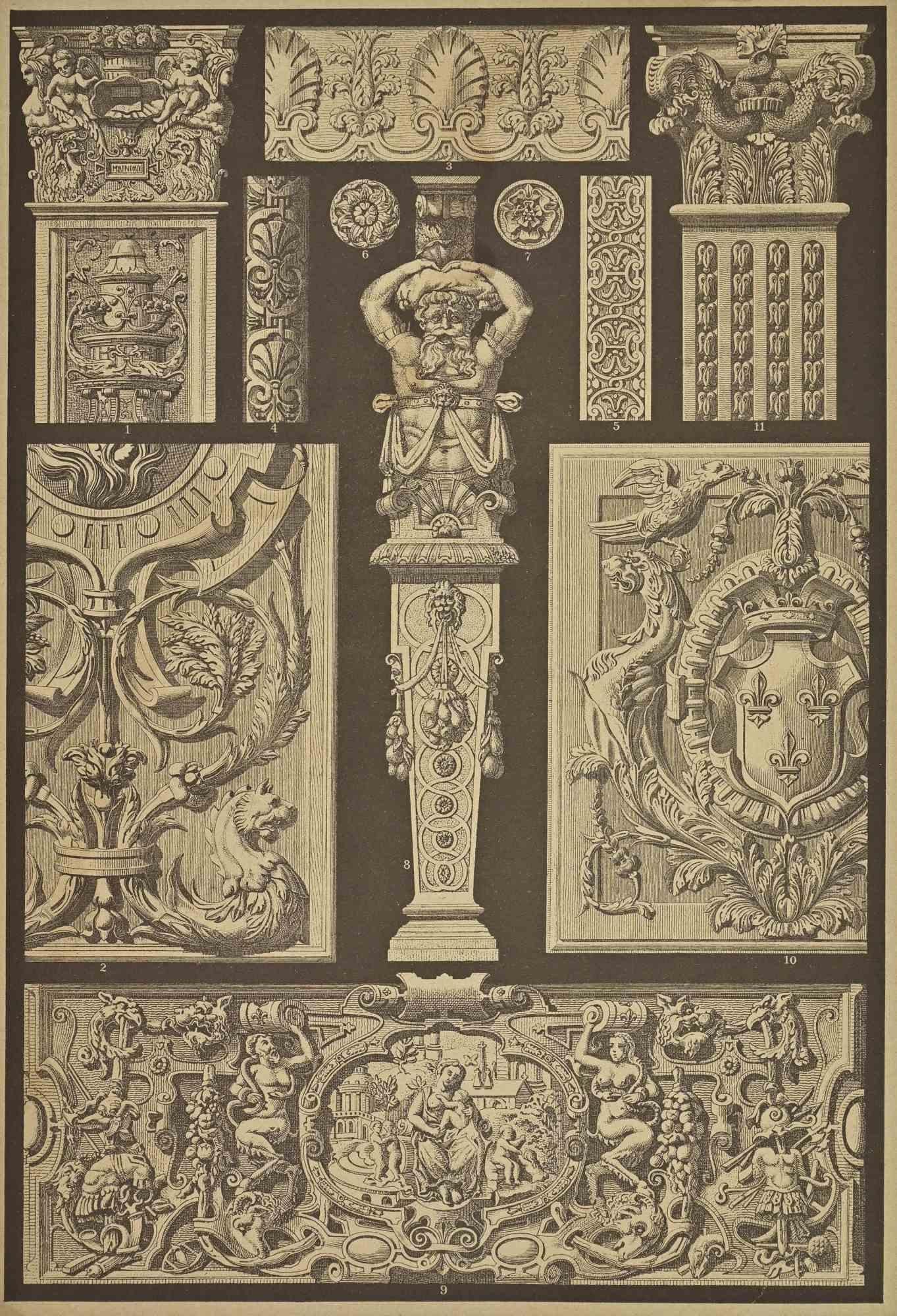 French Renaissance - Lithograph - 19th Century