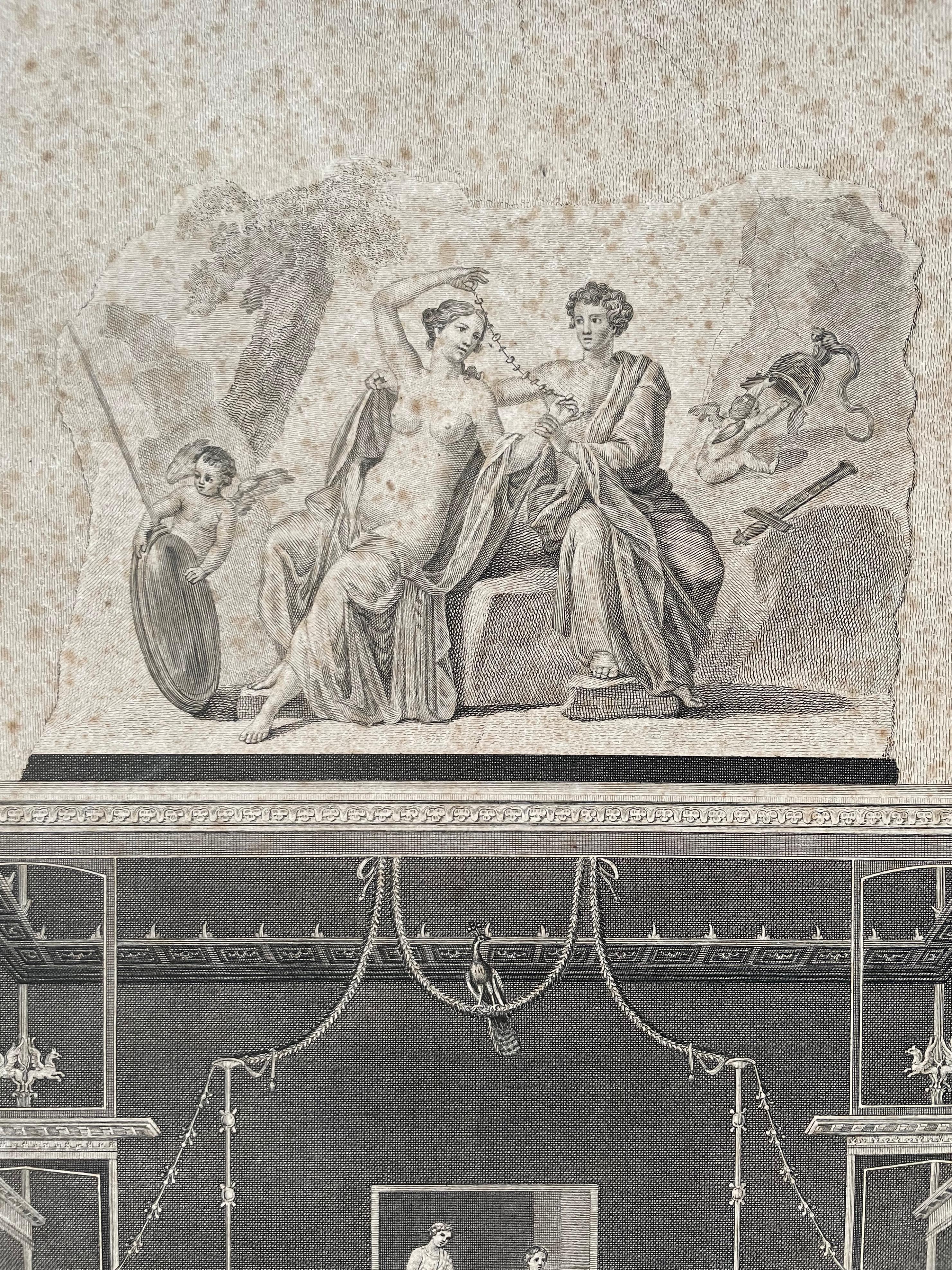 Fresken in einem Haus in Pompei 2