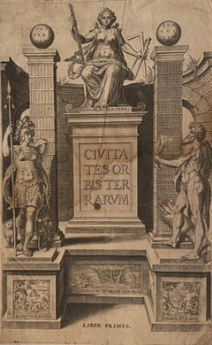 Frontispiece - Civitates Orbis Terrarum -  Etching  - 1580
