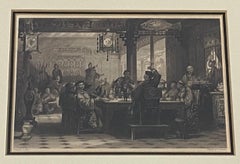 G. Paterson "Dinner Party at a Mandarin's House" Engraving After T. Allom c.1840