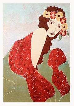 Gabrielle, Lithographie de Gina Lombardi Bratter