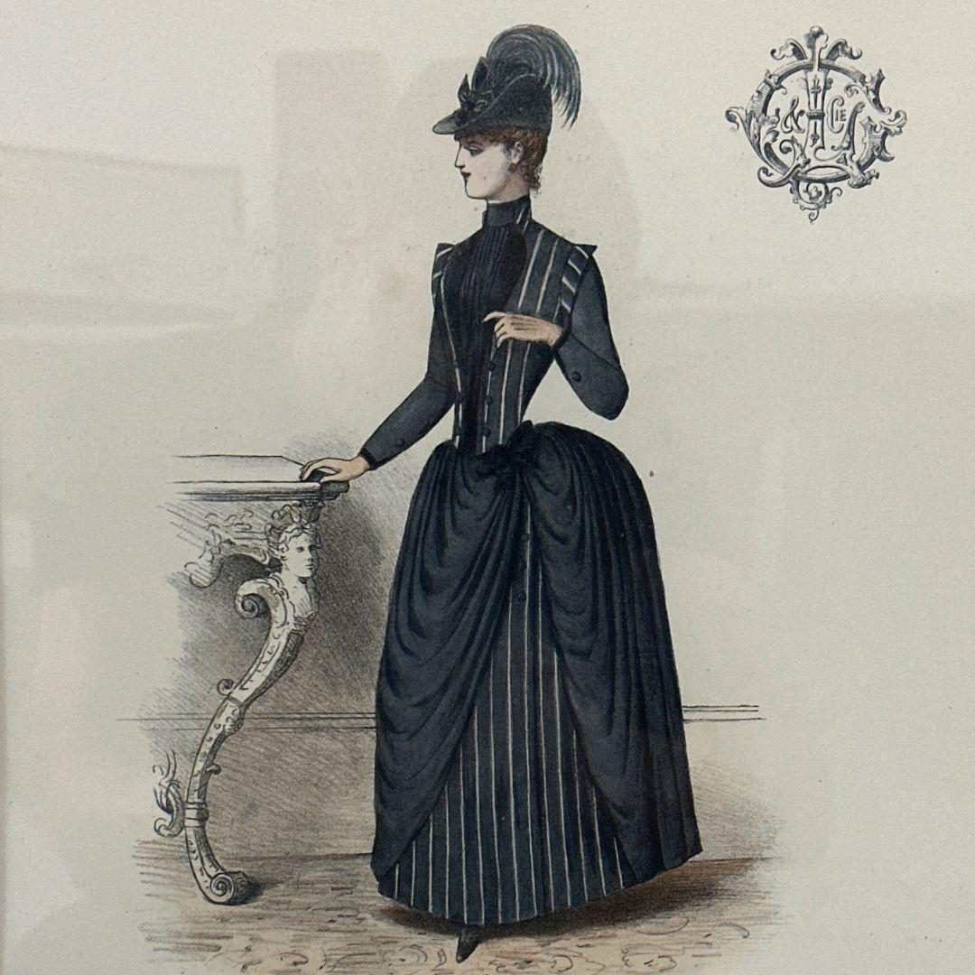 Gaillard, Lecomte et Cie - Parisian Fashion Trade peint à la main  Imprimer - Victorien Print par Unknown