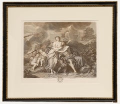 Gaspard Duchange - 18th Century Engraving, Jupiter and Juno