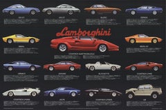 Gavin Macleod 'Lamborghini' 1988- litografia offset