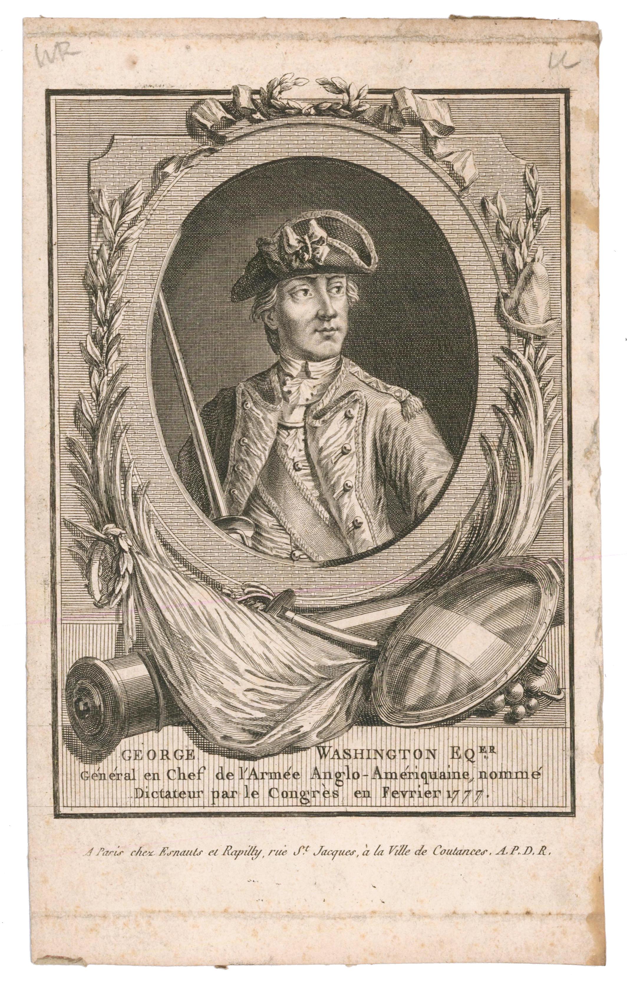 George Washington Engraving - Print by Unknown