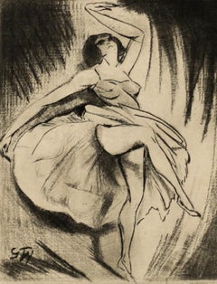 Vintage Gerhard Windisch (1895-1961) - Early 20th Century Etching, Ballet Dancer