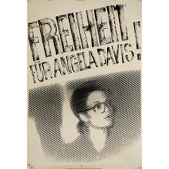 German original poster “Freiheit für Angela Davis!” “Freedom for Angela Davis!” German original poster “Freiheit für Angela Davis!” “Freedom for Angela Davis!”