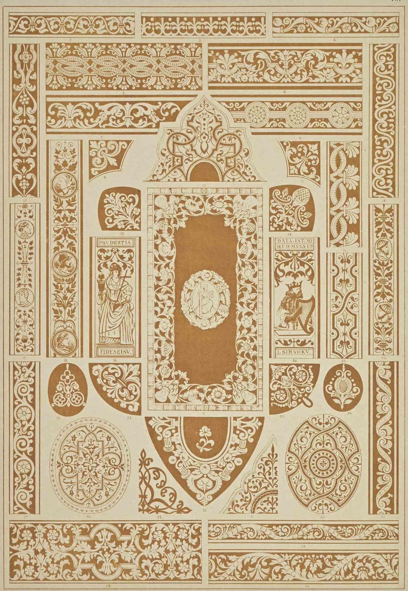 German Renaissance - Lithograph - 19th Century