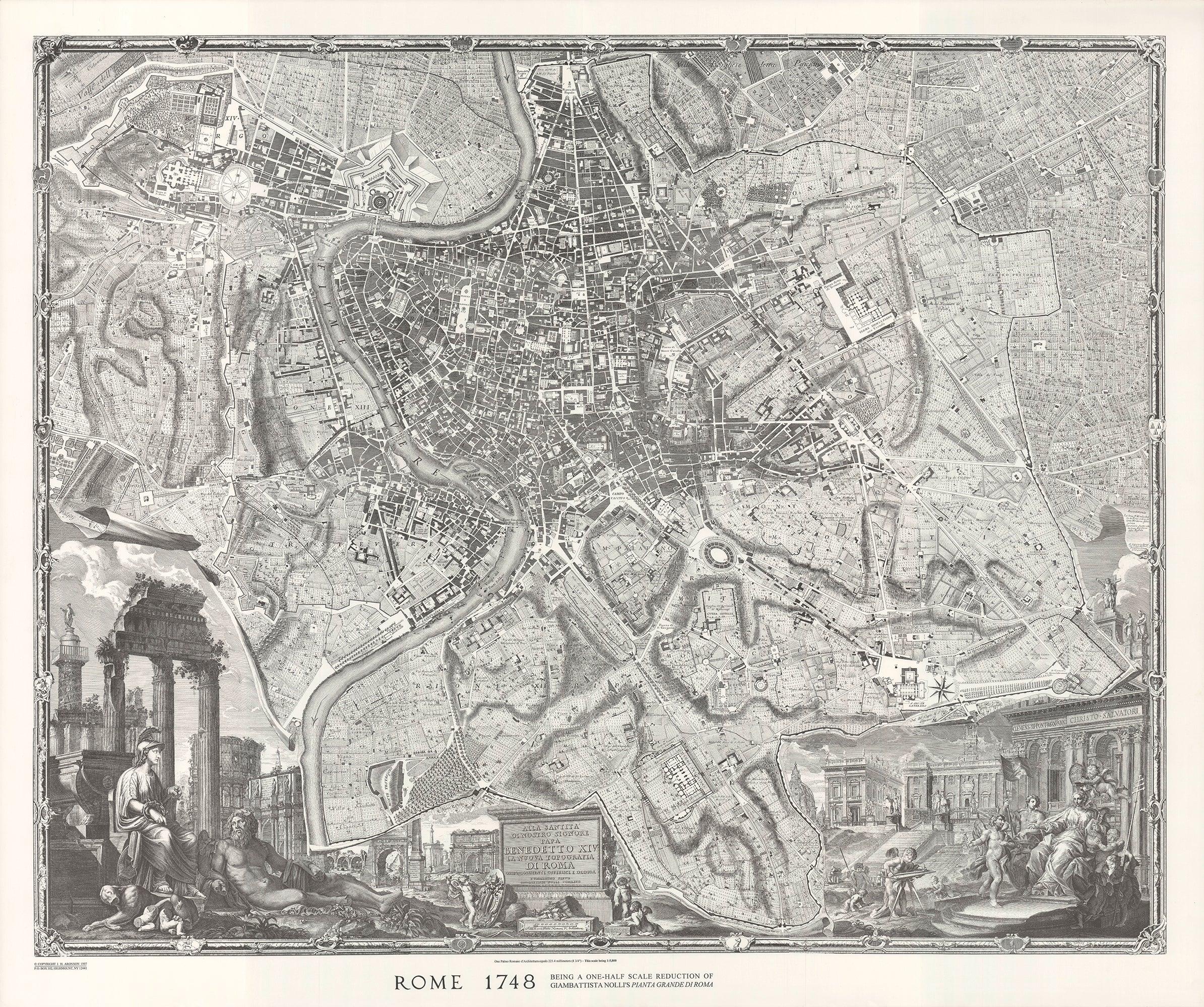 Giambattista Nolli 'Rome 1748' 1997 - Print by Unknown