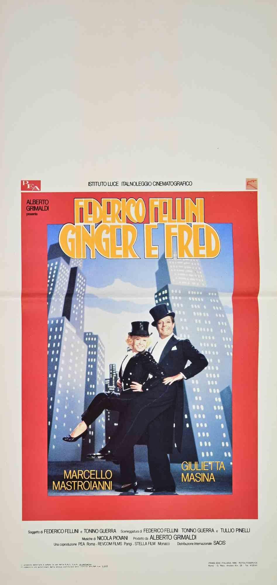 Unknown Figurative Print - Ginger e Fred - Offset - 1986