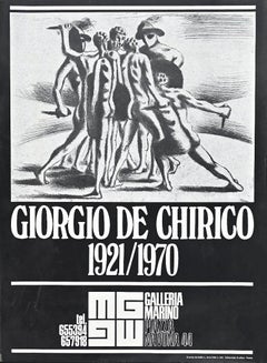Giorgio De Chirico's Vintage Poster - Offset Print - 1975