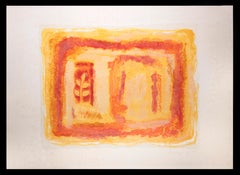 Ragazza alla finestra - Litografia originale - 1969