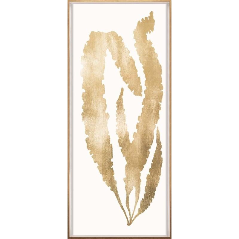 Unknown Print - Gold Leaf Seaweeds, No. 3, unframed