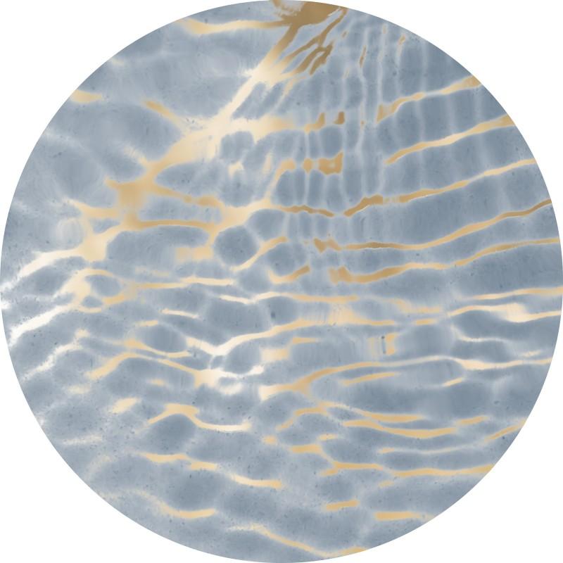 Unknown Print - Gold Ripple, Series 2, No. 1, aluminum composite material, shiny gold