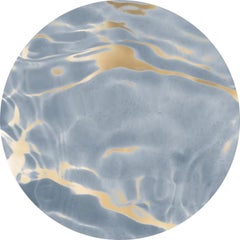 Gold Ripple, Series 2, No. 3, aluminum composite material, shiny gold