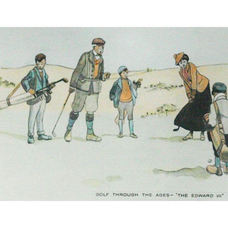 Classic golfing scene colour-plate marketed by Abercrombie & Fitch c1950s

Print Sz: 9 1/4