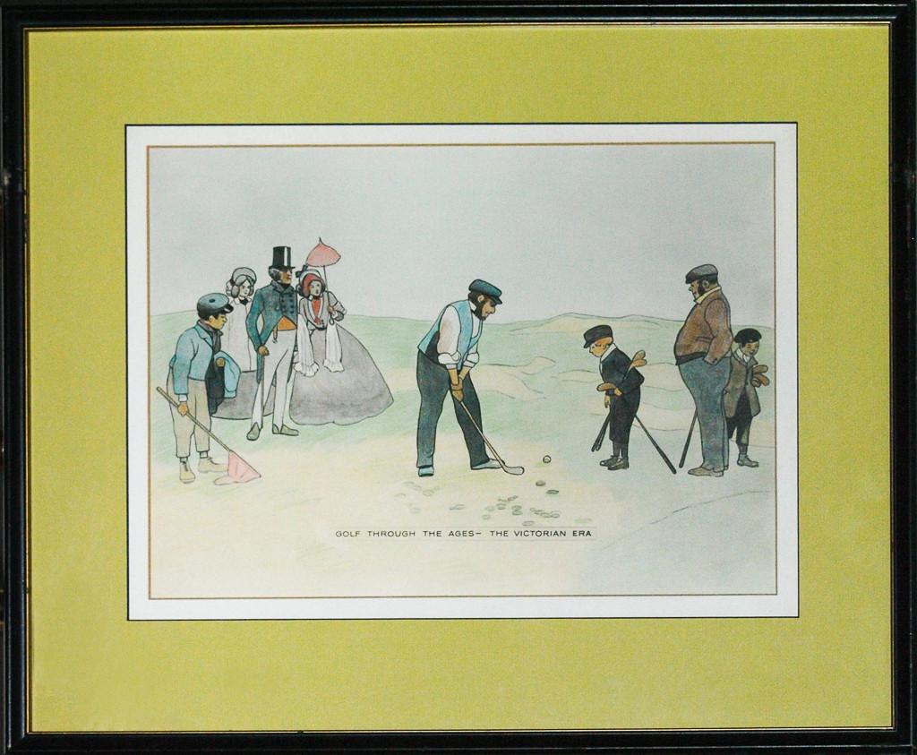 Golf Through The Ages- The Victorian Era - Print by Unknown
