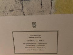 „Gothic Gable“ des amerikanischen Künstlers Lyonel Feininger