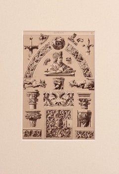 Gothic Ornate - Offset and Lithograph on Paper - Early 20th Century