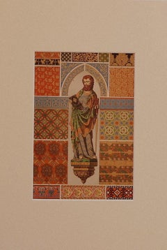 Gothic Stained Glass - Offset and Lithograph - Early 20th Century