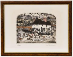 Graham Clarke (b.1941) - Framed 20th Century Etching, February