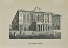 Grand Theatre of Triest – Lithographie – 1862