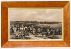 Grant d'après Thomas Lupton - gravure, rencontre des chiens de cerfs de sa Majesté